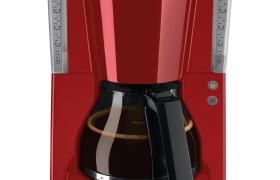 CAFETIÈRE LOOK IV SÉLECTION ROUGE-ACIER BROSSE