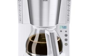 CAFETIÈRE LOOK IV TIMER BLANC-ACIER BROSSE