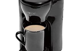 Clatronic Machine a Café - Cafetiere - Expresso - Cafetière 1 Tasse Céramique Automatique Filtre de Nylon Amovible - KA 3356