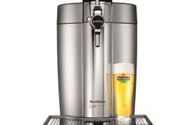 KRUPS BEERTENDER VB700E00 Loft Edition Machine à bière pression, Tireuse à bière, Pompe à bière, Fût 5L, Indic. LED, Silver/Chrome