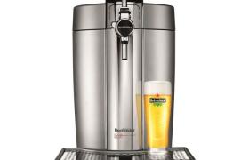 KRUPS BEERTENDER VB700E00 Loft Edition Machine à bière pression, Tireuse à bière, Pompe à bière, Fût 5L, Indic. LED, Silver/Chrome
