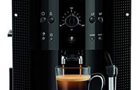 KRUPS ESSENTIAL NOIRE Machine à café à grain Machine à café broyeur grain Cafetière expresso 2 tasses Nettoyage automatique Buse vapeur Cappuccino YY8125FD