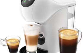 KRUPS Genio S Blanc Machine à Café Cafetière Fonction XL Intuitive Boissons Froides ou Chaudes Mode Eco Témoin Détartrage