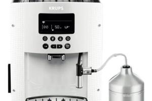 Krups Essential EA8161 - Machine à café automatique avec mousseur à lait - 15 bar - blanc