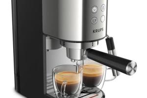 KRUPS - Virtuoso automatique inox - Machine à expresso XP442C11 - 15 bars - Buse vapeur