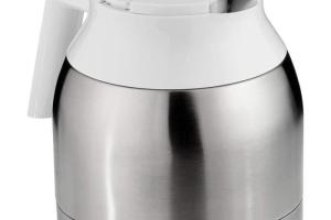 Melitta Verseuse Isotherme, Capacité 1 Litre, Pour Cafetières à Filtres LOOK IV Therm, Blanc/Inox - Look Deluxe, Melitta Verseuse Isotherme, Capacité 1 Litre, Pour Cafetières à Filtres LOOK IV Therm, Blanc/Inox - Look Deluxe,