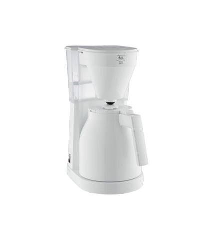 Absaar 1023-05 - Cafetiere - Thermo-pot A Commande A Une Main, Reservoir Deau Transparent -blanc