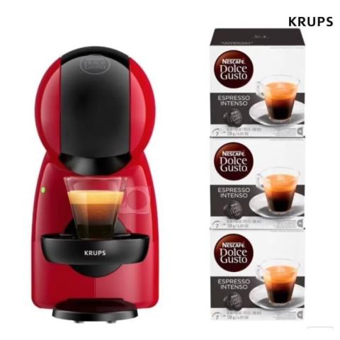 Cafetière Expresso KRUPS YY4580FD XS + 3 boites intenso Cafetière Expresso KRUPS YY4580FD XS + 3 boites intenso