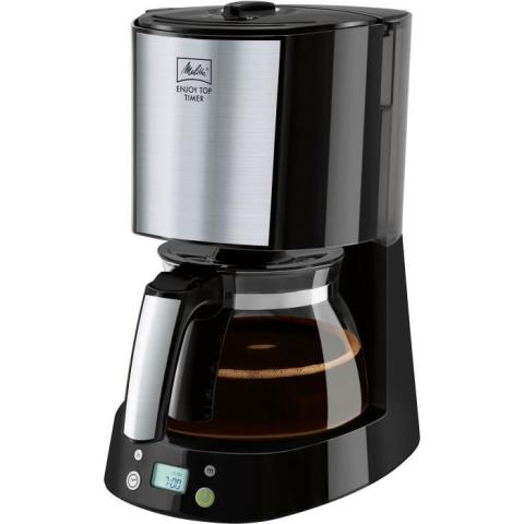 Cafetière filtre MELITTA - Enjoy Top Timer 1017-11 noir - Fonction AromaSelector® - Système anti-gouttes Cafetière filtre MELITTA - Enjoy Top Timer 1017-11 noir - Fonction AromaSelector® - Système anti-gouttes