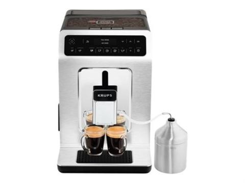 Krups Evidence EA891C10 - Machine à café automatique avec mousseur à lait - 15 bar - chrome