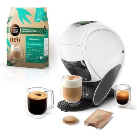 KRUPS - Nescafé Dolce Gusto - 1600W - réservoir amovible 1.3 L - NEO - blanc - KP850110
