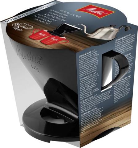 Melitta Porte-filtre, Pour Filtre À Café 1x4, Compatible Avec 1 Verseuse Ou 2 Tasses, Plastique, Pour Over, Noir Melitta Porte-filtre, Pour Filtre À Café 1x4, Compatible Avec 1 Verseuse Ou 2 Tasses, Plastique, Pour Over, Noir