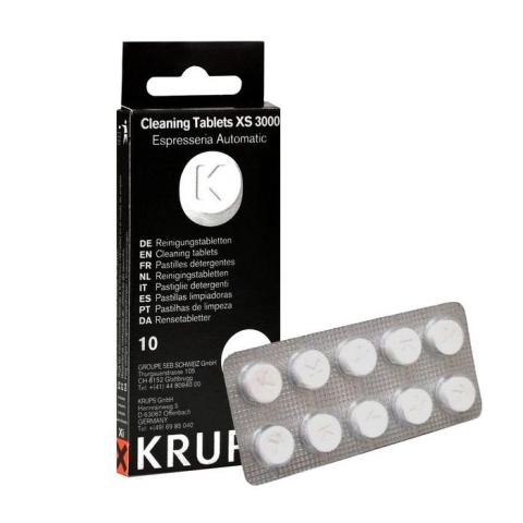 Tablettes de nettoyage pour expresso KRUPS XS300010 - Détartreur - Noir - Compatible capsules Tablettes de nettoyage pour expresso KRUPS XS300010 - Détartreur - Noir - Compatible capsules