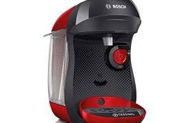 Bosch Tassimo Happy TAS1003 – Machine à café à capsules – Cafetière multi boissons pour plus de 40 boissons – Avec technologie intellibrew – 1400 W – Couleur : Rouge Bosch Tassimo Happy TAS1003 – Machine à café à capsules – Cafetière multi boissons pour plus de 40 boissons – Avec technologie intellibrew – 1400 W – Couleur : Rouge