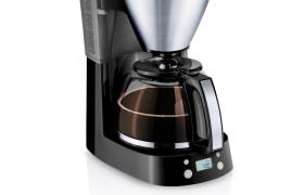 CAFETIÈRE EASY TOP TIMER NOIR-ACIER BROSSE