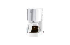 CAFETIÈRE ENJOY TOP GLASS BLANC-ACIER BROSSÉ