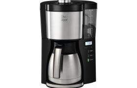 Cafetière filtre Melitta LOOKTherm Timer 1025 18 Noir Acier Noir Argent