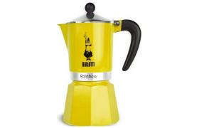 Cafetière italienne Rainbow 6 tasses Yellow Cafetière italienne Rainbow 6 tasses Yellow