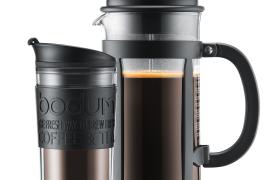Cafetière à piston Java avec travel mug