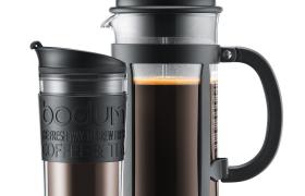 Cafetière à piston Java avec travel mug