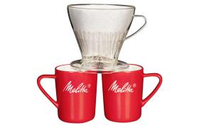 Cup+support filtre standard 1x4 blanc - 6761207 - Melitta