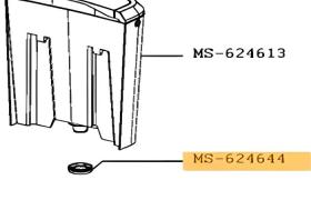 Joint Siege Reservoir Ref MS-624644 Pour PIECES PREPARATION DES BOISSONS PETIT ELECTROMENAGER  KRUP