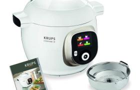 Krups cz7101 Multicuiseur cook4me Plus, 4 l, 1200 W, Blanc/Gris Krups cz7101 Multicuiseur cook4me Plus, 4 l, 1200 W, Blanc/Gris