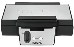 Krups F DK2 51 - Gaufrier - 850 W - noir-inox