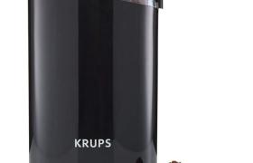 Krups F2034238 Moulin à Café électrique Fast Touch 200W Noir Puissance de 200W pour moudre rapidement sans échauffement
