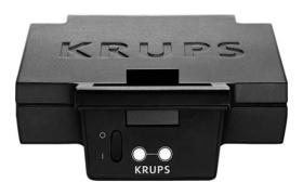 Krups FDK442 Croque Grcic - Croque-monsieur - 850 Watt - noir
