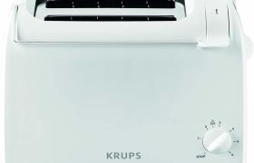 Krups grille pain avec 2 fentes 700W blanc