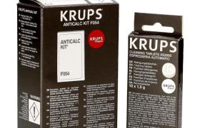 KRUPS Kit détartrant F054 et tablettes XS3000 EA9010 EA8010 EA8441 EA8165 EA8050 EA829E EA8080 EA816B