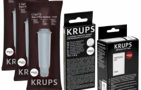 KRUPS Kit pour machines à espresso 3x le filtre F088, de tablettes de nettoyage XS3000 et du kit de détartrage Anticalc F054 EA9010