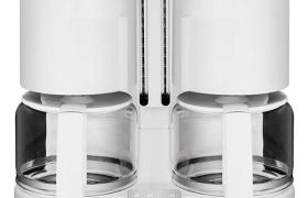 Krups KM8501 Machine combiné filtres et expresso Blanc