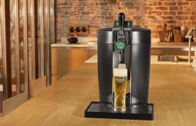 Krups machine distributeur de bière tireuse de 5L 61W gris noir Krups machine distributeur de bière tireuse de 5L 61W gris noir