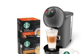 KRUPS NESCAFE DOLCE GUSTO YY4893FD Machine à café + 2 boites de capsules espresso et macchiato + mug Starbucks, Compact, Anthracite