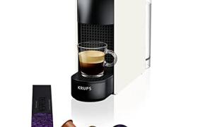 Krups Nespresso Essenza Mini Pure white Café Machine à café Cafetière Capsule de café Espresso Style Barista Machine compacte YY2912FD
