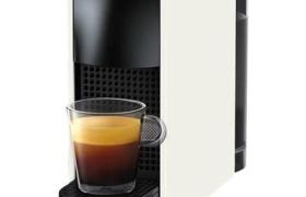 Krups Nespresso Essenza Mini XN1111 Machine à café avec buse vapeur "Cappuccino" 19 bar blanc