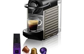 KRUPS NESPRESSO Pixie Machine à café expresso, Espresso Style Barista, Compacte Titane YY4127FD