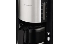 KRUPS Pro Aroma Plus Cafetière filtre électrique, 1,25 L soit 15 tasses, Machine à café, Noir et inox  KM321010