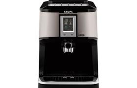 Krups Quattro Force EA 880E - Machine à café automatique avec buse vapeur "Cappuccino" - 15 bar - argent/noir