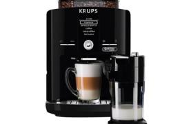 Krups Quattro Force EA82F8 Latt'Espress - Machine à café automatique avec buse vapeur "Cappuccino" - 15 bar - noir