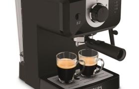 KRUPS XP320810 Opion Machine expresso, 2 tasses, 15 bars, Qualité professionelle, Buse vapeur pour Cappuccinos et eau chaude, Noir