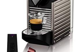 KRUPS - YY4127FD - Machine expresso Nespresso - PIXIE TITANE- Cafetière à dosettes - Machine à café - Cafetière expresso