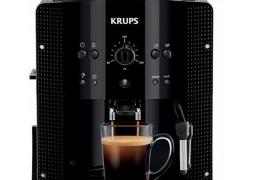 KRUPS YY8125FD Machine à café grain, Broyeur café grain, Cafetière expresso, Cappuccino, Fabriqué en France, Essential, Noire