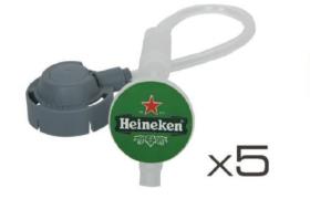 Lot de 5 tubes pour machine à bière Krups Beertender XI200000