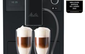 Machine à café espresso CI MELLITA E970-003 - Pure Black - 4 intensités de café - 3 réglages possibles du moulin conique en acier