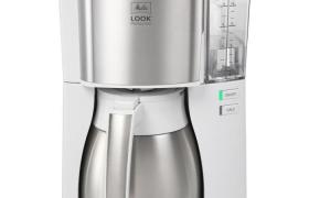 Machine à café MELITTA - Look V Therm Perfection 1025-15 Blanc/Acier Brossé
