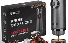 Machine A Cafe Portable, Nespresso Machine A Café , Rechargeable Avec Fonction Chauffage, Compatible Avec Les Capsules Nespresso Et L'or, Cafetiere 12v Parfaite Pour Le Voyage, Camping, Bureau
