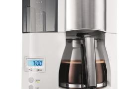 MELITTA 100801 Cafetière filtre programmable Optima Timer - Blanc